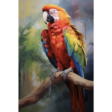 Parrot Painting Wall Art